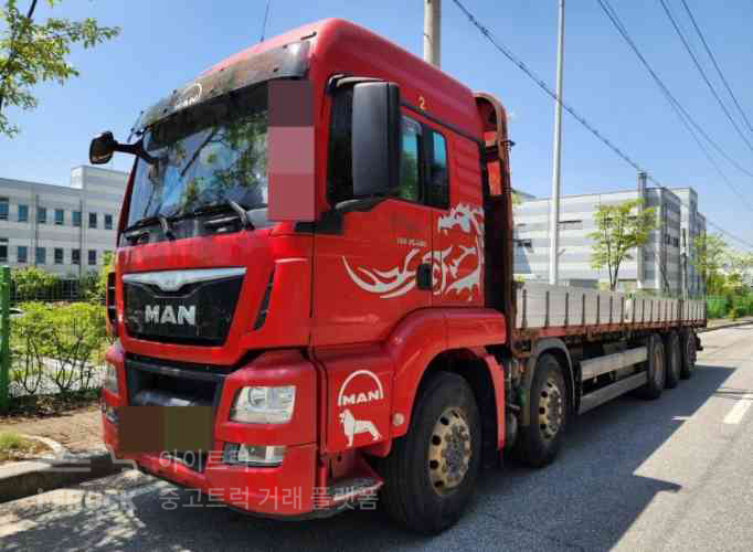 TGS 480 후축 카고 25톤 오토 리타더 - 중고 트럭 매물 이미지