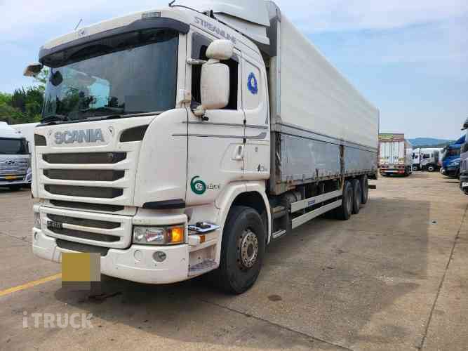 P 410 후축 윙바디 14톤 오토 - 중고 트럭 매물 이미지