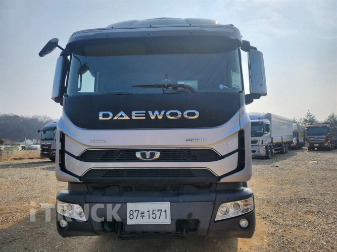 타타대우 프리마 암롤 480 26톤 오토 앞축 55루베 2