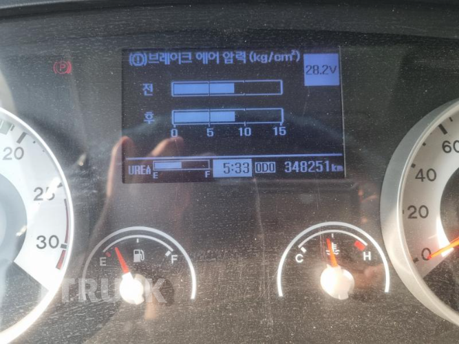 현대 메가트럭 단바리 냉동탑 4.5톤 수동