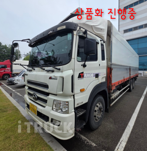 현대 트라고 420 십바리 윙바디 14톤 오토