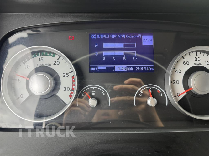 메가트럭 280 후축 냉동탑 5톤 수동
