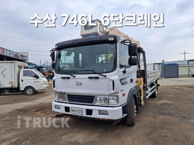 카고크레인 수산중공업 메가트럭 5톤