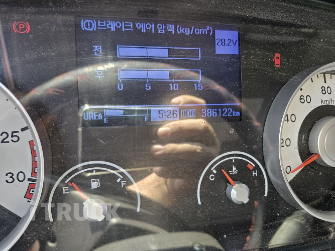 현대 메가트럭 진개덤프 280 5톤 수동 단바리