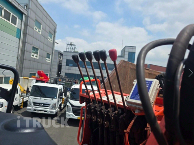 현대 메가트럭 집게차 280 5톤 수동 광림