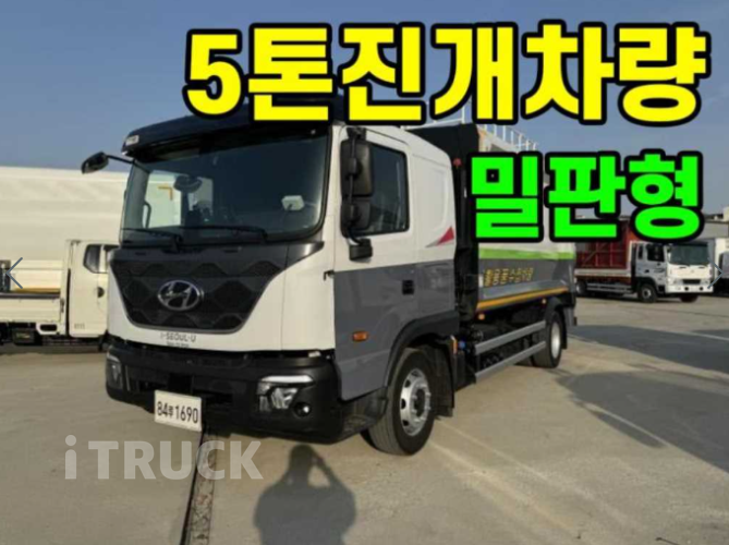 현대 압축진개 파비스 5톤 덤프식 배출