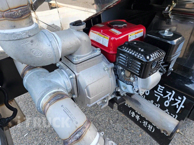 현대 살수차 메가트럭 스텐탱크 수동