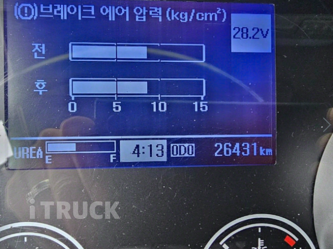 현대 메가트럭 280 단바리 냉동탑 5톤 수동