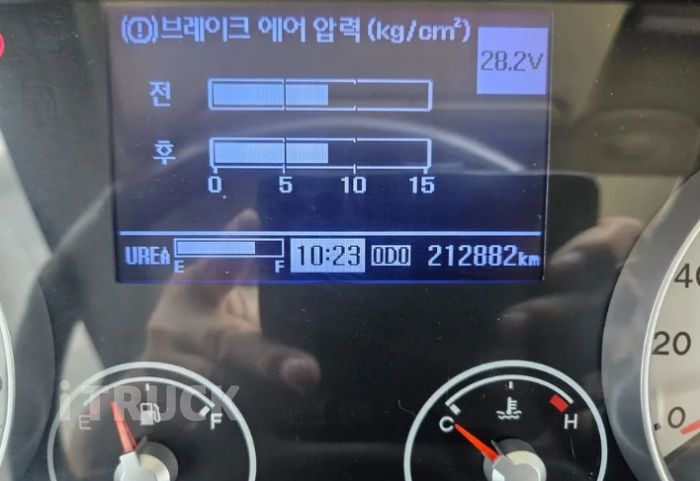 현대 메가트럭 집게차 280 2.1톤 수동 없음(순정)