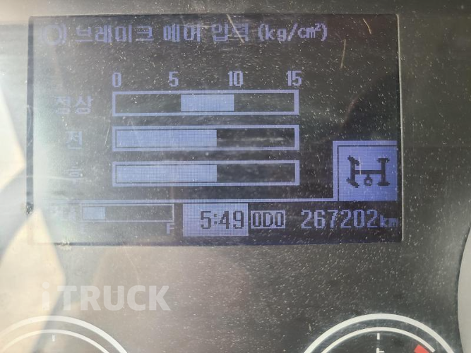 현대 메가트럭 암롤 280 5톤 수동 단바리