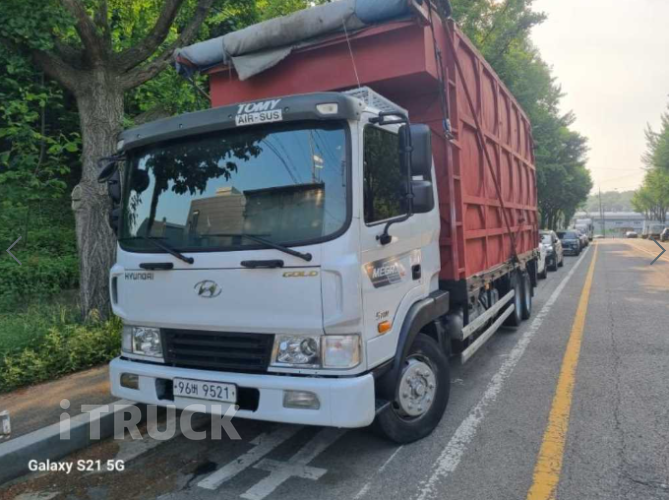 현대 메가트럭 집게차 280 5톤 수동 없음(순정)