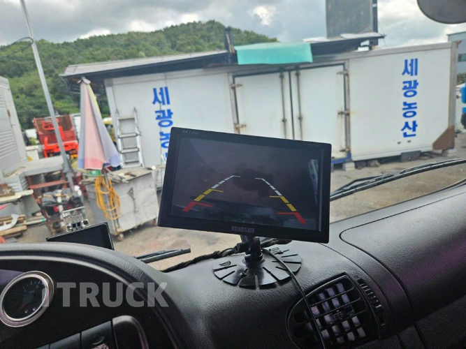 현대 메가트럭 집게차 280 5톤 수동 히아브12000