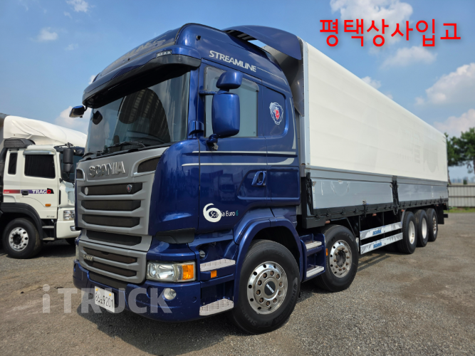 스카니아 R 490 단바리 윙바디 25톤 오토