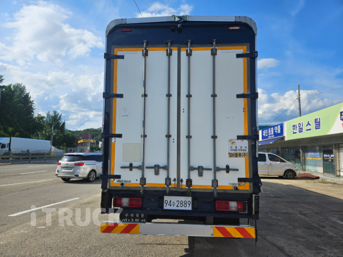 현대 엑시언트 350 십바리 냉장윙 9.5톤 수동