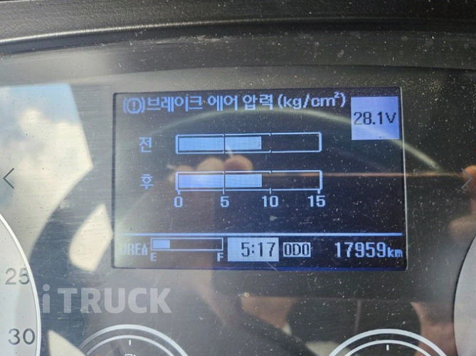 현대 메가트럭 집게차 280 5톤 수동 없음(순정)