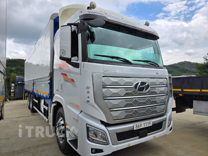 현대 엑시언트 프로 540 십바리 윙바디 14톤 오토 리타더 1