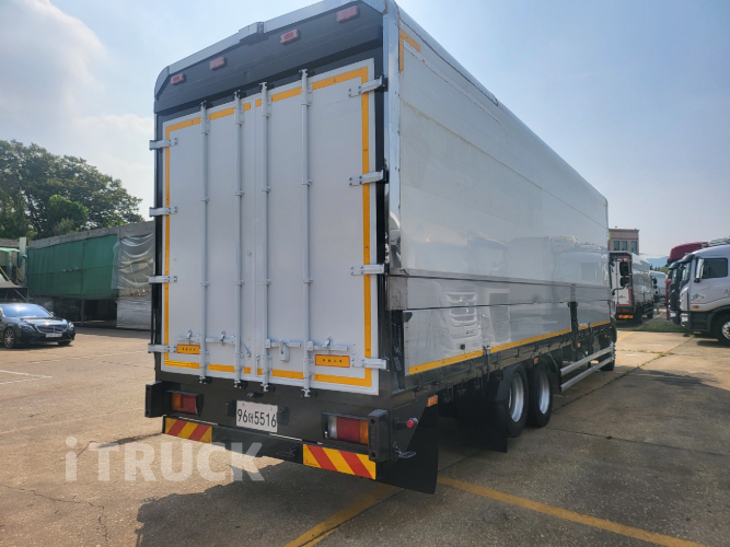 현대 메가트럭 와이드캡 후축 상승윙바디 8.5톤 수동 4