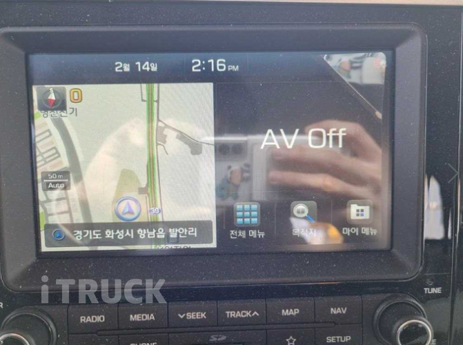 현대 카고크레인 수산중공업 파비스 5톤