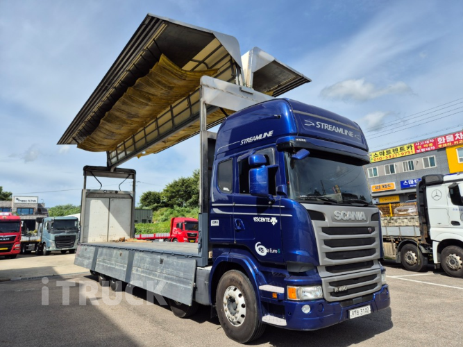 스카니아 R 490 후축 상승윙바디 25톤 오토 7