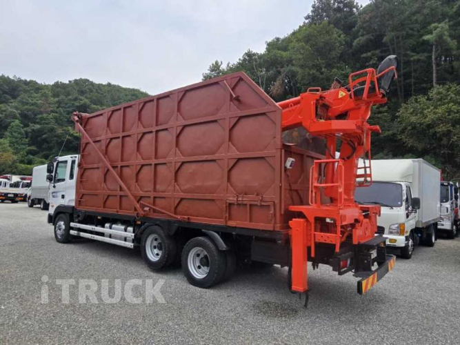 현대 메가트럭 집게차 280 5톤 수동 없음(순정)