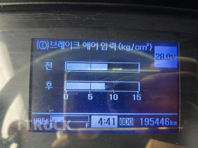 현대 메가트럭 집게차 280 5톤 수동 없음(순정)
