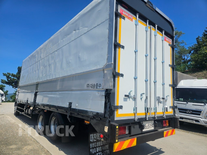 현대 메가트럭 280 후축 상승윙바디 6톤 수동 4