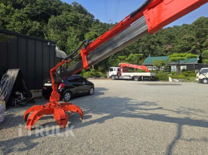 현대 트라고 집게차 350 9.5톤 수동 없음(순정) 9