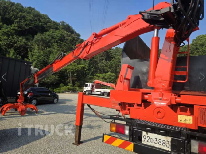 현대 트라고 집게차 350 9.5톤 수동 없음(순정) 7