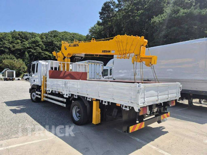 현대 카고크레인 수산887A 메가트럭 5톤 4