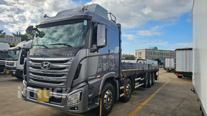 현대 엑시언트 540 앞축 카고 25톤 오토 리타더