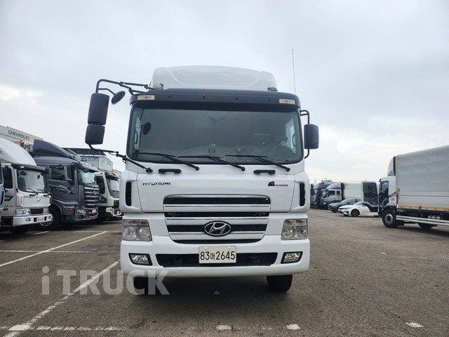 현대 트라고 420 후축 윙바디 14톤 오토 2