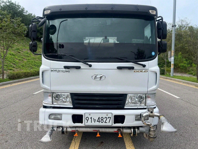 현대 살수차 메가트럭 스텐탱크 7,500L 수동 6