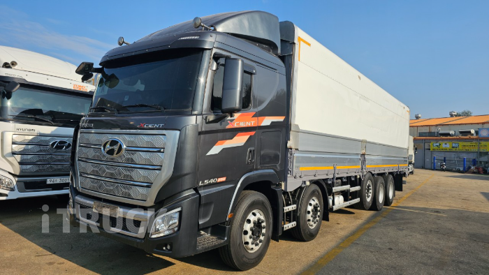 현대 엑시언트 프로 540 앞축 상승윙바디 25톤 오토 리타더 0