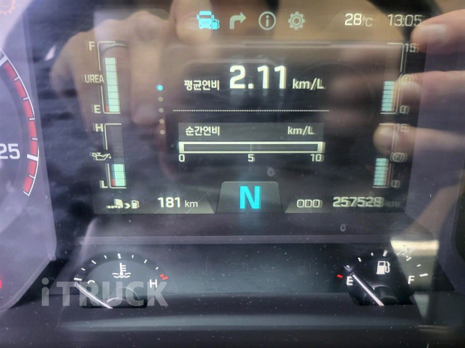 현대 엑시언트 암롤 520 24톤 수동 앞축 6