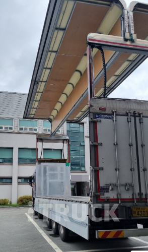 현대 엑시언트 프로 540 앞축 상승윙바디 25톤 오토 리타더 6