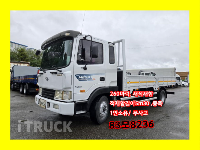 현대 메가트럭 260 단바리 카고 5톤 수동