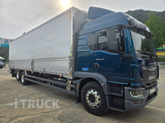 만 TGM 320 후축 윙바디 13톤 오토 2