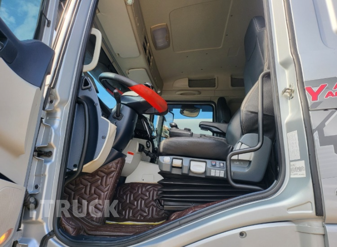 타타대우 맥쎈 570 앞축 카고 25톤 오토 리타더 12