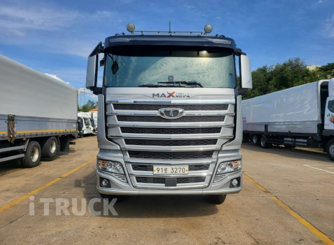 타타대우 맥쎈 570 앞축 카고 25톤 오토 리타더 1