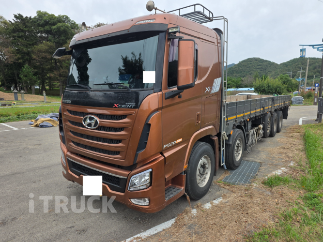 현대 트라고엑시언트 520 앞축 카고 25톤 오토 2