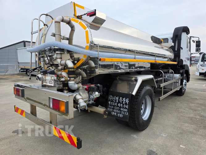 현대 살수차 트라고 스텐탱크 8,000L 오토 2