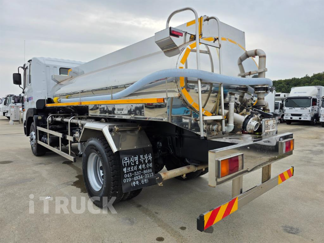 현대 살수차 트라고 스텐탱크 8,000L 오토 5