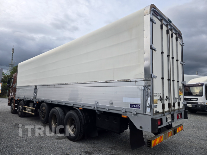 현대 트라고엑시언트 520 앞축 윙바디 25톤 오토 리타더 6