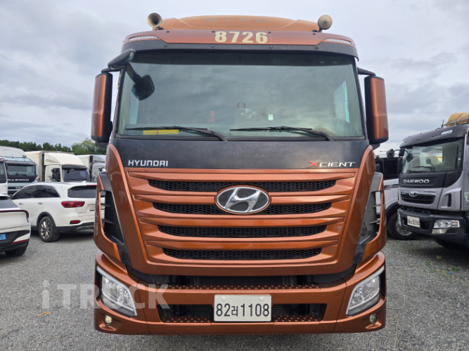 현대 트라고엑시언트 520 앞축 윙바디 25톤 오토 리타더 1