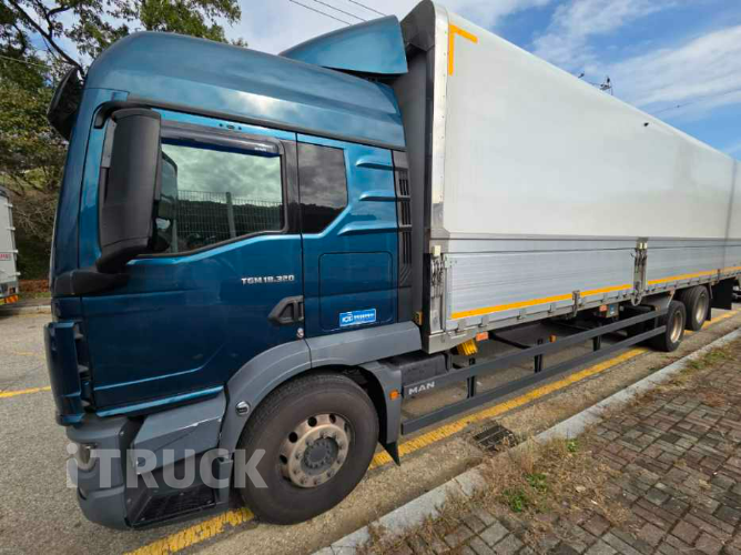 만 TGS 320 후축 윙바디 13톤 오토