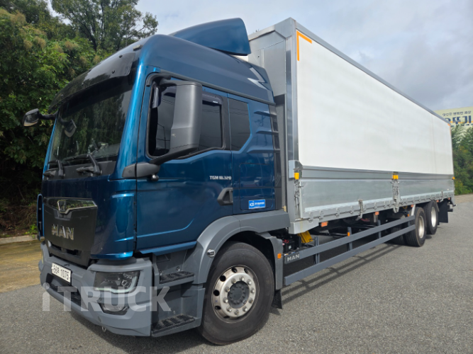 만 TGM 320 후축 냉장윙 13톤 오토 리타더 0