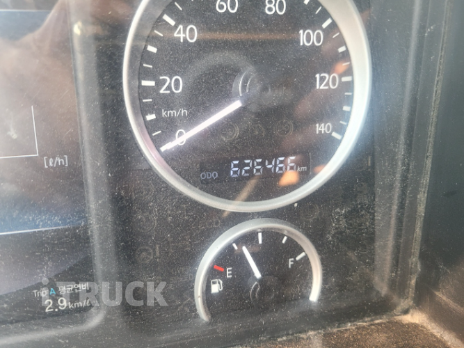 타타대우 프리마 480 앞축 카고 25톤 오토 리타더 9