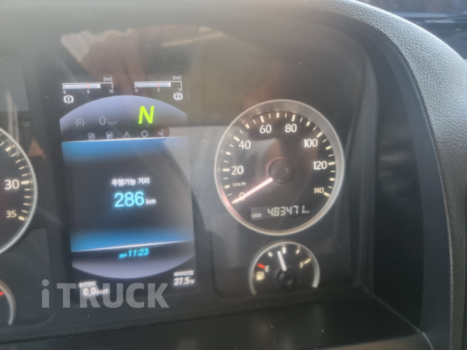 타타대우 프리마 480 앞축 상승윙바디 25톤 오토 리타더 8