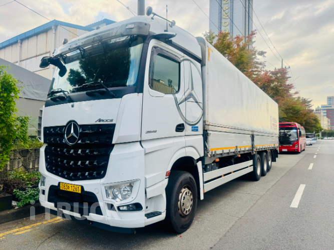 벤츠 아록스 476 후축 윙바디 21톤 오토
