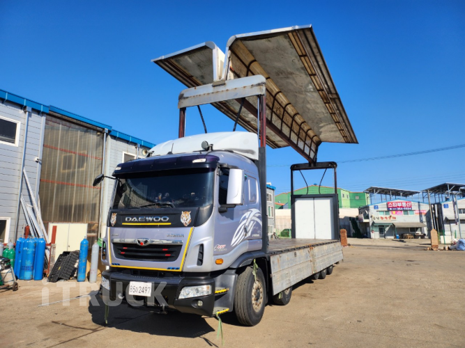 타타대우 프리마 480 앞축 상승윙바디 25톤 오토 리타더 1